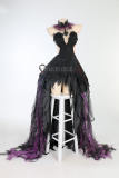 Puella Magi Madoka Magica Akuma Homura Demon Flame Devil Cosplay Costume