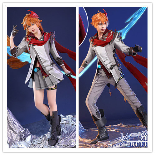 1/3 Delusion Genshin Impact Tartaglia Childe Genderbend Female Cosplay Costumes