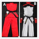 Street Fighter RYU Ken Masters Red White Cosplay Costume