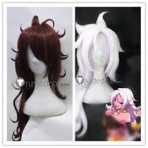 Dragon Ball Z Android 21 Brown Red Auburn Styled Cosplay Wig