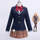 Otonari no Tenshi-sama Mahiru Shiina Amane Fujimiya School Uniform Cosplay Costume