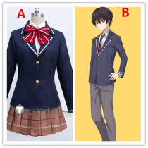 Otonari no Tenshi-sama Mahiru Shiina Amane Fujimiya School Uniform Cosplay Costume