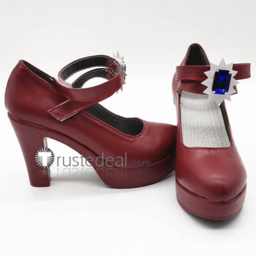 XxxHolic Yuuko Ichihara Red Cosplay Shoes Heels