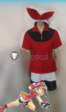 Pokemon Ruby Sapphire May Haruka Red Blue Black Cosplay Costume