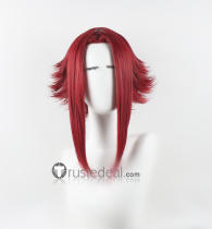 YuGiOh GX 5D Akiza Izinski Wine Red Styled Cosplay Wig