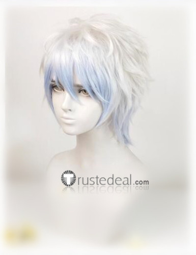 Gintama Sakata Gintoki Silver Cosplay Wig