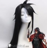 Final Fantasy VII FF7 Shantotto Vincent Valentine Black Styled Cosplay Wig