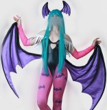 Darkstalkers Morrigan Aensland Suit Cosplay Costume