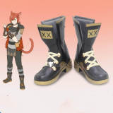Final Fantasy XIV FF14 G'raha Tia Haurchefant Greystone Cosplay Shoes Boots