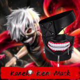 Tokyo Ghoul Ken Kaneki Mask Cosplay Accessory Props