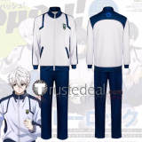 Blue Lock Yo Hiori Nagi Seishiro Rin Itoshi Reo Mikage White Uniform Cosplay Costumes