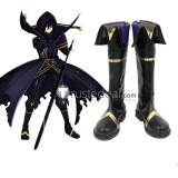 The Eminence in Shadow Cid Kageno Shadow Claire Alexia Midgar Alpha  Black Cosplay Shoes Boots