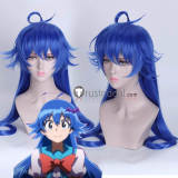 Mairimashita Iruma kun Akudol Demdol Evidol Evil Iruma Suzuki Female Purple Blue Cosplay Wigs