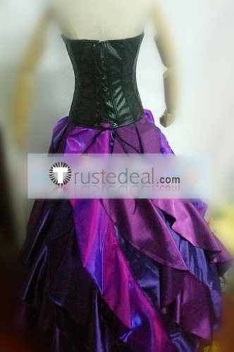 The Little Mermaid Disney Ursula Puple Dress Cosplay Costume