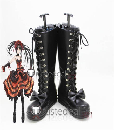 Sekirei Mitsuha Black Cosplay Shoes Boots