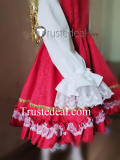 Touhou Project Chen Lolita Red Dress Cosplay Costume