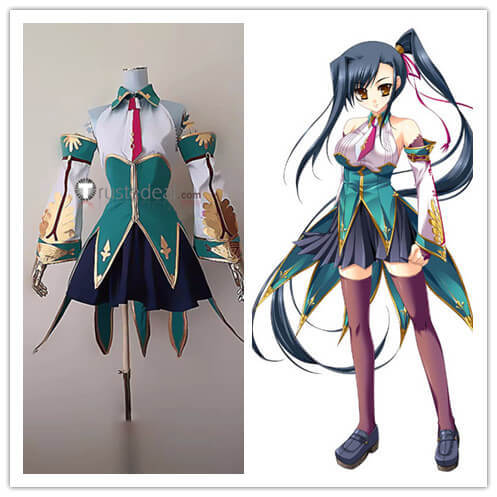 Shin Koihime Musou Kan'u Unchou Aisha Cosplay costume 2