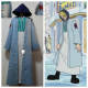 One Piece Alabasta Arc Sanji Blue Cosplay Costume