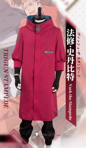 Trigun Stampede Vash the Stampede Pink Cosplay Costume