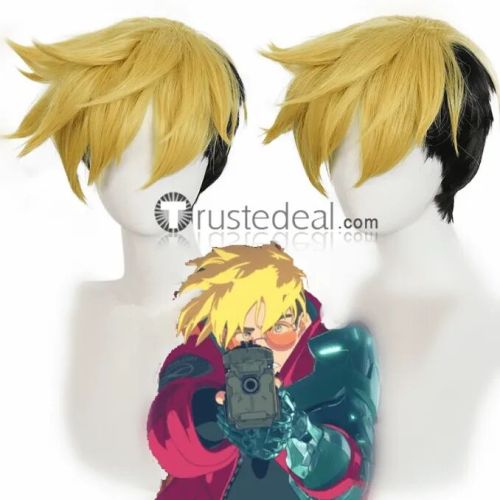 Trigun Vash the Stampede Blonde Spiky Styled Cosplay Wig