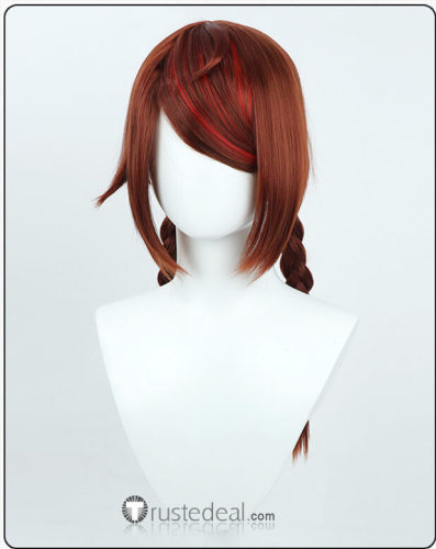 Dead Mount Death Play Zaki Misaki Sakimiya Brown Cosplay Wig