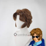After War Gundam X Jamil Neate Styled Brown Cosplay Wig