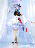 ChuShouMao Genshin Impact Ganyu Doujin Fanart Fantasy World Dream Lolita Cosplay Costume