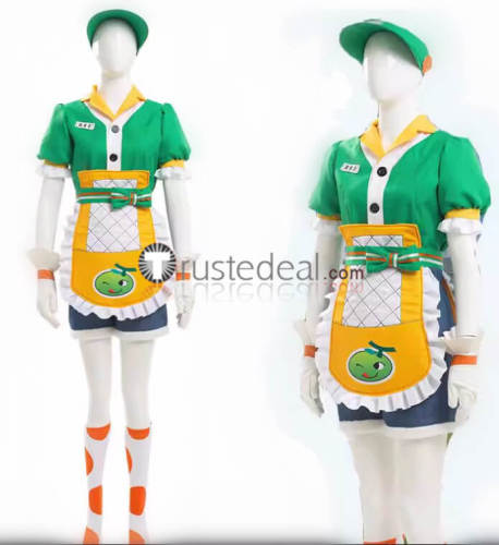 Overwatch Mei Honeydew Skin Anniversary Green Cosplay Costume