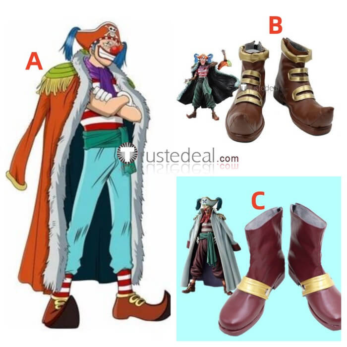 One Piece The Star Clown Buggy Cosplay Shoes Boots One Piece The Star Clown Buggy Cosplay Shoes Boots