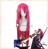 League of Legends LOL Spirit Blossom Battle Academia Yasuo Yone Silver White Pink Ponytail Black Cosplay Wigs