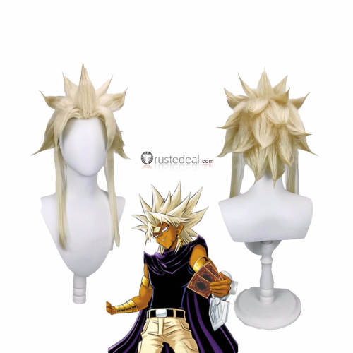 YuGiOh Marik Ishtar Yami Marik Dark Marik Blonde Cosplay Wig