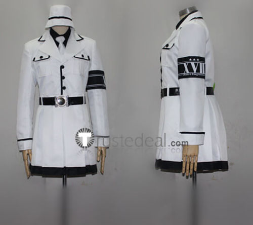 Aoharu Kikanjuu Aoharu Machinegun Ichi Akabane White Uniform Cosplay costume