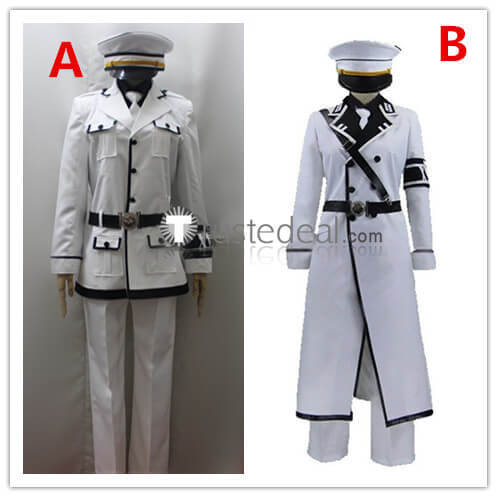 Aoharu Kikanjuu Aoharu Machinegun Nagamasa Midori Takatora Fujimoto White Uniform Cosplay costume