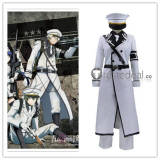 Aoharu Kikanjuu Aoharu Machinegun Nagamasa Midori Takatora Fujimoto White Uniform Cosplay costume