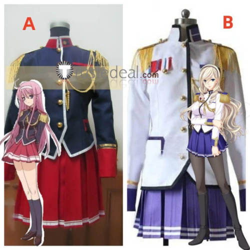 Walkure Romanze Shojo Kishi Monogatari Mio Kisaki Celia Cumani Aintree Uniform Cosplay Costume