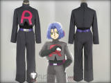 Pokemon Team Rocket James Jessie Grey Cosplay Costume