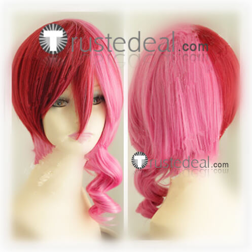 Tekken Alisa Ling Xiaoyu Black Pink Cosplay Wigs