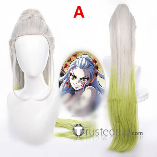 Demon Slayer Kimetsu no Yaiba Daki Cosplay Wigs Oiran Hairpins Accessories