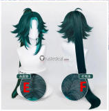 Genshin Impact Xiao Female Genderbend Short Long Green Blue Cosplay Wig