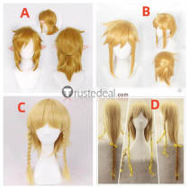 The Legend of Zelda Link Princess Zelda Blonde Cosplay Wigs