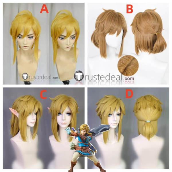 The Legend of Zelda Link Blonde Styled Cosplay Wigs