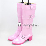 The King of Fighters KOF Orochi Shermie Pink Cosplay Shoes Boots