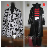 Katekyo Hitman Reborn Belphegor Lambo Cowhide Pattern Jacket Cosplay Costume