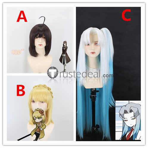 Library Of Ruina Angela L Corp Hod Tiphereth Lisa Blonde Styled Cosplay Wigs