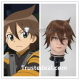 Chousoku Henkei Gyrozetter Souta Gunji a.k.a Eraser-01 Brown Styled Cosplay Wig