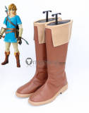 The Legend of Zelda Link brown Cosplay Boots Shoes