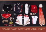 Jiangnan League of Legends LOL Mythmaker Gwen Red Cosplay Costume