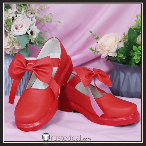 Cardcaptor Sakura Kinomoto Sakura Red Cosplay Shoes