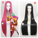 One Piece Jewelry Bonney Boa Hancock Black Pink Cosplay Wig