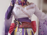 Genshin Impact Baal Raiden Ei Shogun Beelzebul Cosplay Costume 3